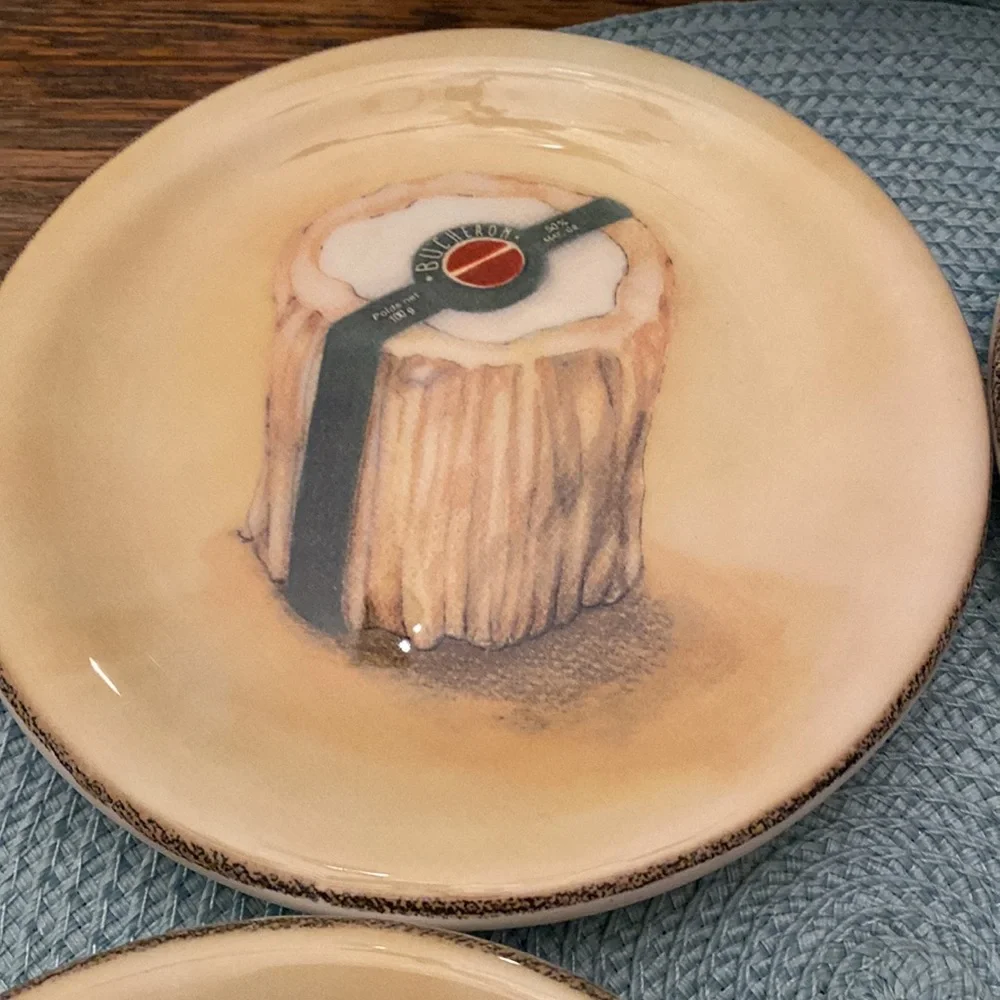 Fromage by Williams Sonoma, 4 Appetizer Plates